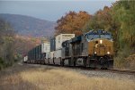 CSXT 3410 Leads I158 at Iona Island